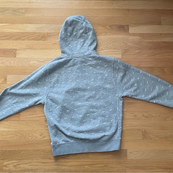 Nike Hooded Sweatshirt, Adult Small, gray - Picture 4 of 5